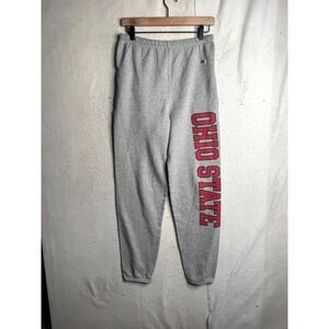 Ohio State Buckeyes Sweatpants Mens Small Gray Champion Football NCAA High Rise